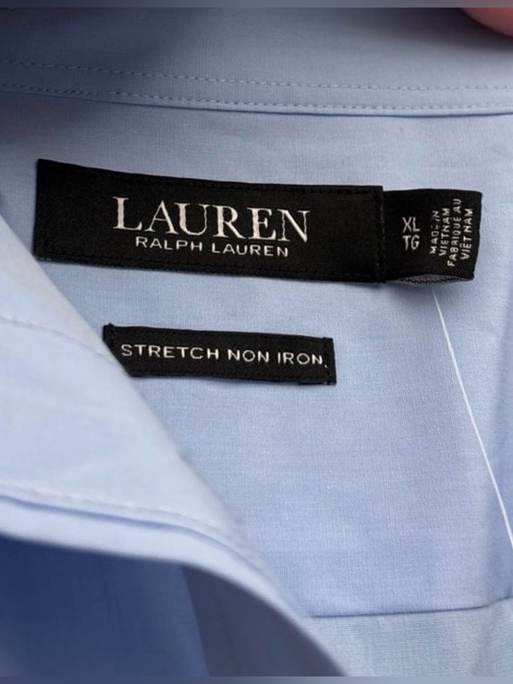 Lauren Ralph Lauren Light Blue Women's Button-Down Shirt XL NWT - Picture 3 of 14